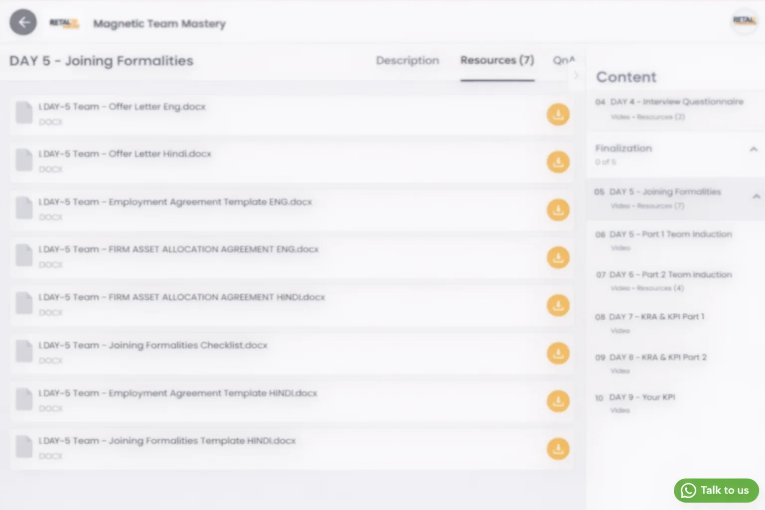 Retail SOP Asset Vault